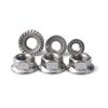 Newport Fasteners Flange Nut, 1/2"-13, 18-8 Stainless Steel, Not Graded, 0.75 in Hex Wd, 0.31 in Hex Ht, 700 PK 615673-BR-700